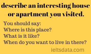 describe an interesting house or apartment you visited.