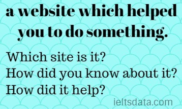 a website which helped you to do something.