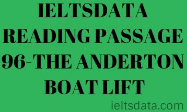 IELTSDATA READING PASSAGE 96-THE ANDERTON BOAT LIFT