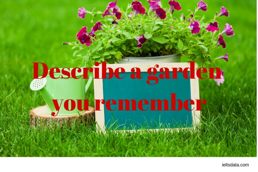 a garden you remember