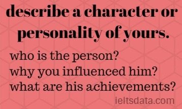 describe a character or personality of yours.