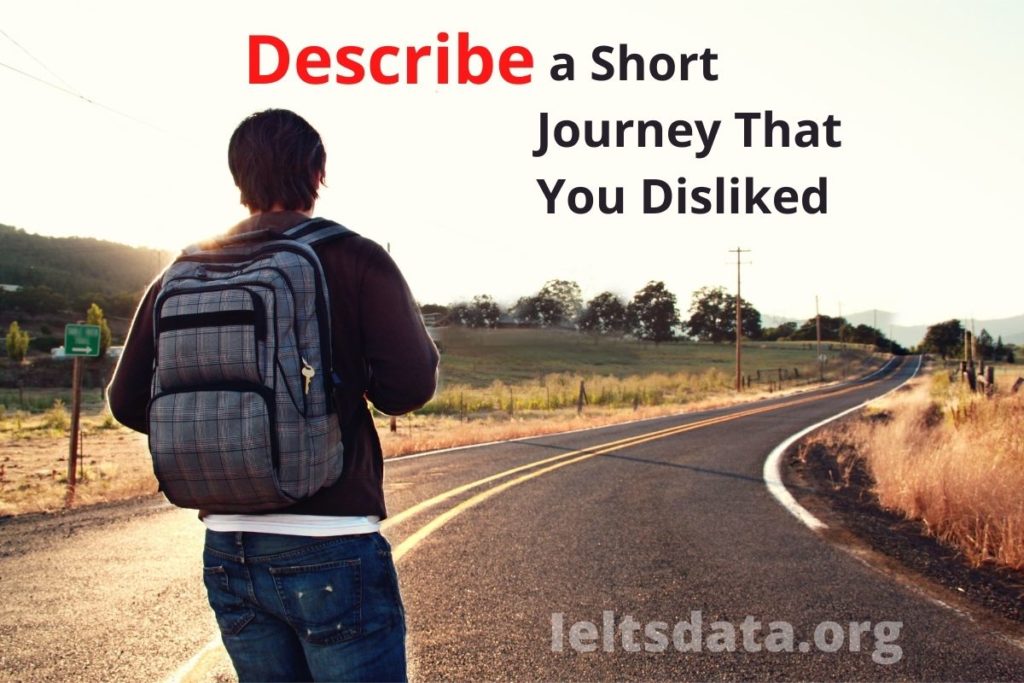 Describe a Short Journey That You Disliked