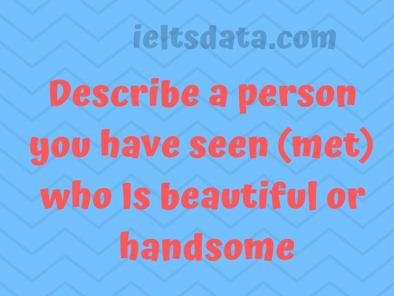 i am beautiful or handsome because essay