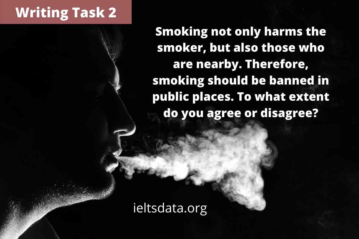 Smoking not only harms the smoker - Writing Task 2
