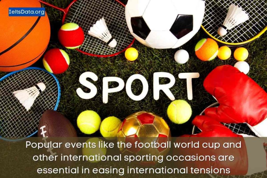Popular events like the football world cup and other international sporting