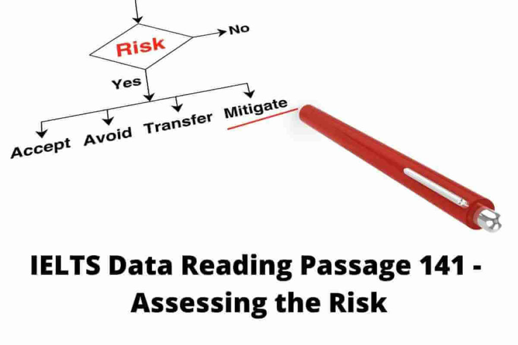 IELTS Data Reading Passage 141 - Assessing the Risk