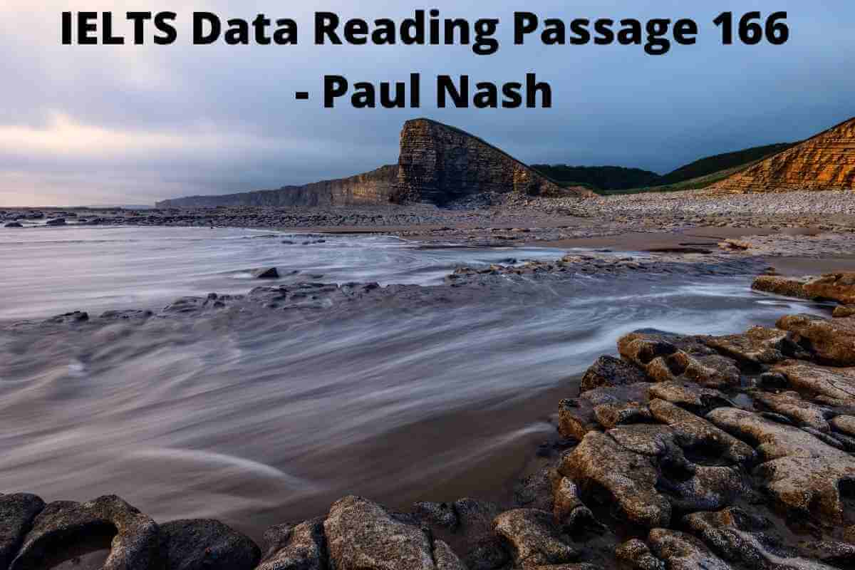 IELTS Data Reading Passage 166 - Paul Nash