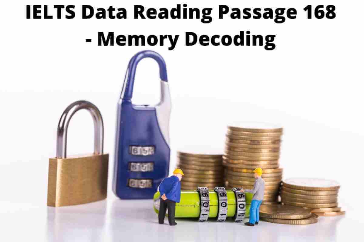 IELTS Data Reading Passage 168 - Memory Decoding