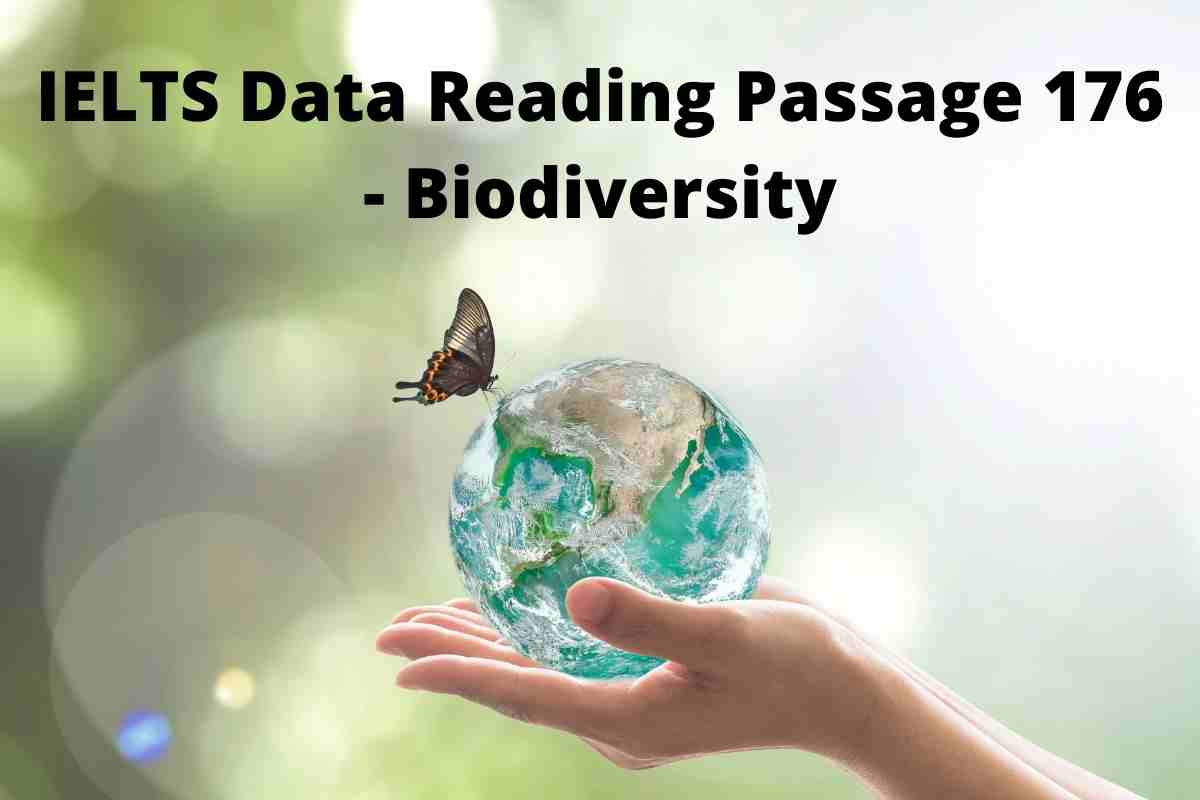 IELTS Data Reading Passage 176 - Biodiversity