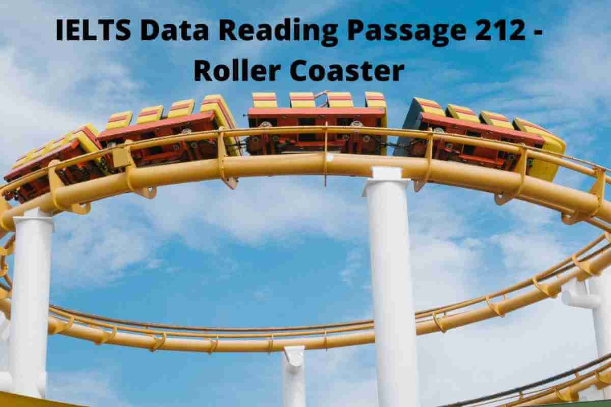 IELTS Data Reading Passage 212 - Roller Coaster