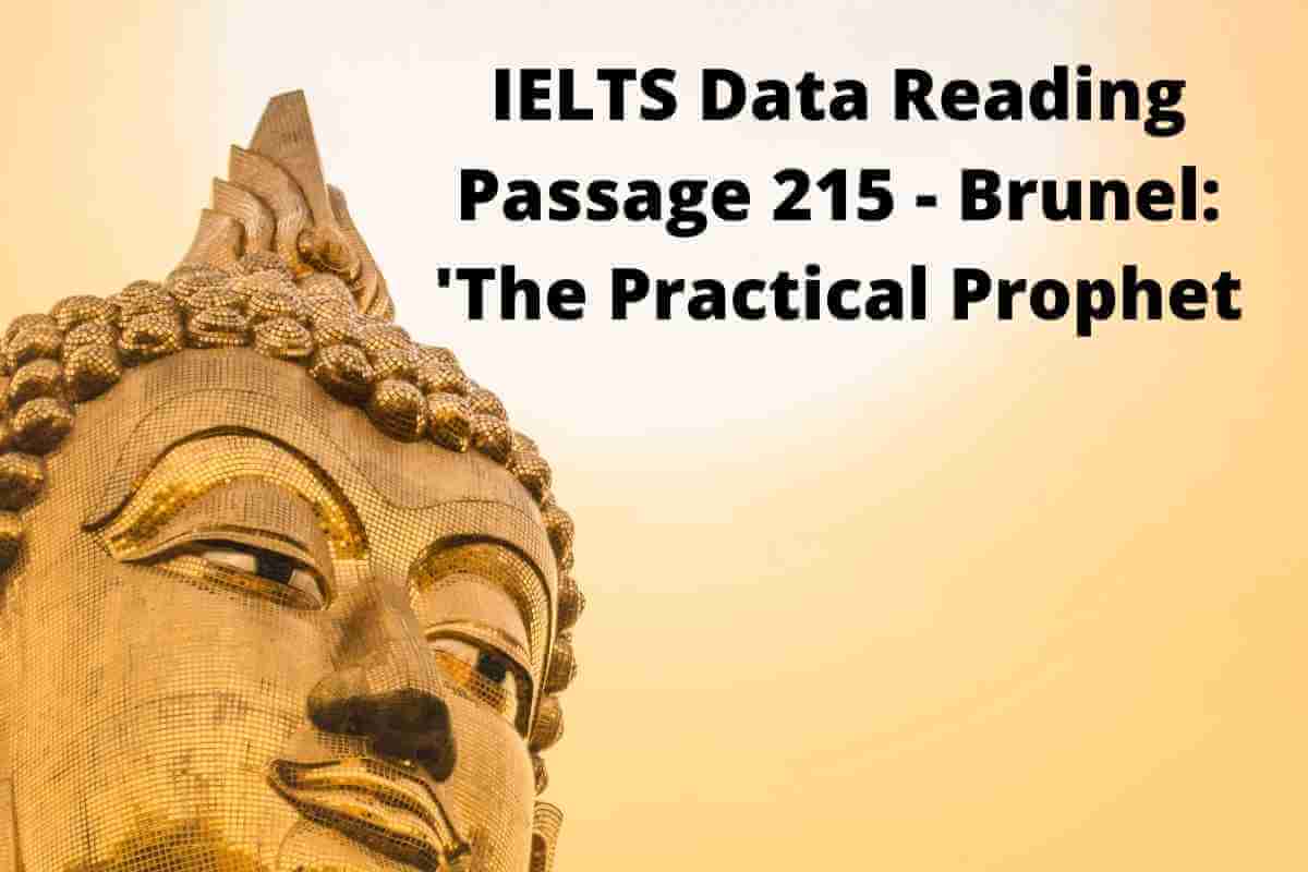IELTS Data Reading Passage 215 - Brunel: 'The Practical Prophet