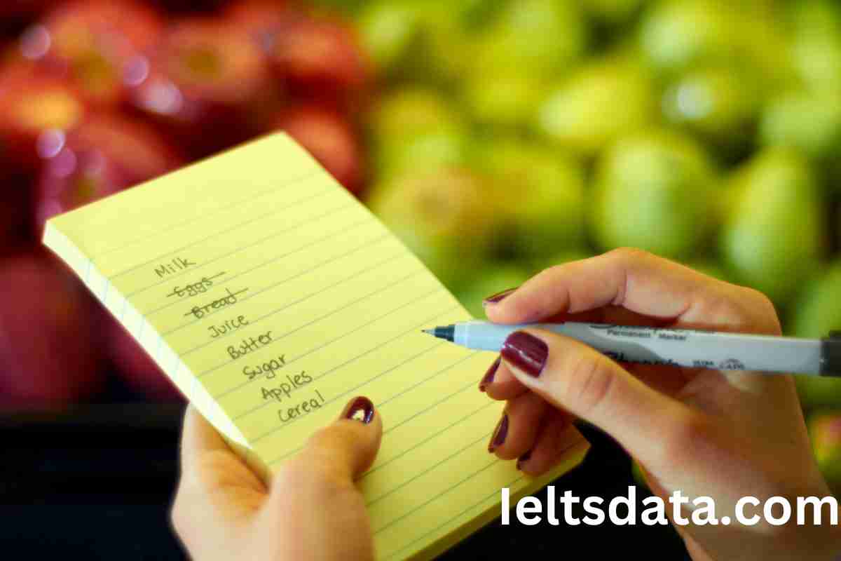Recent IELTS Speaking Part 1 Questions With Answers Making Lists