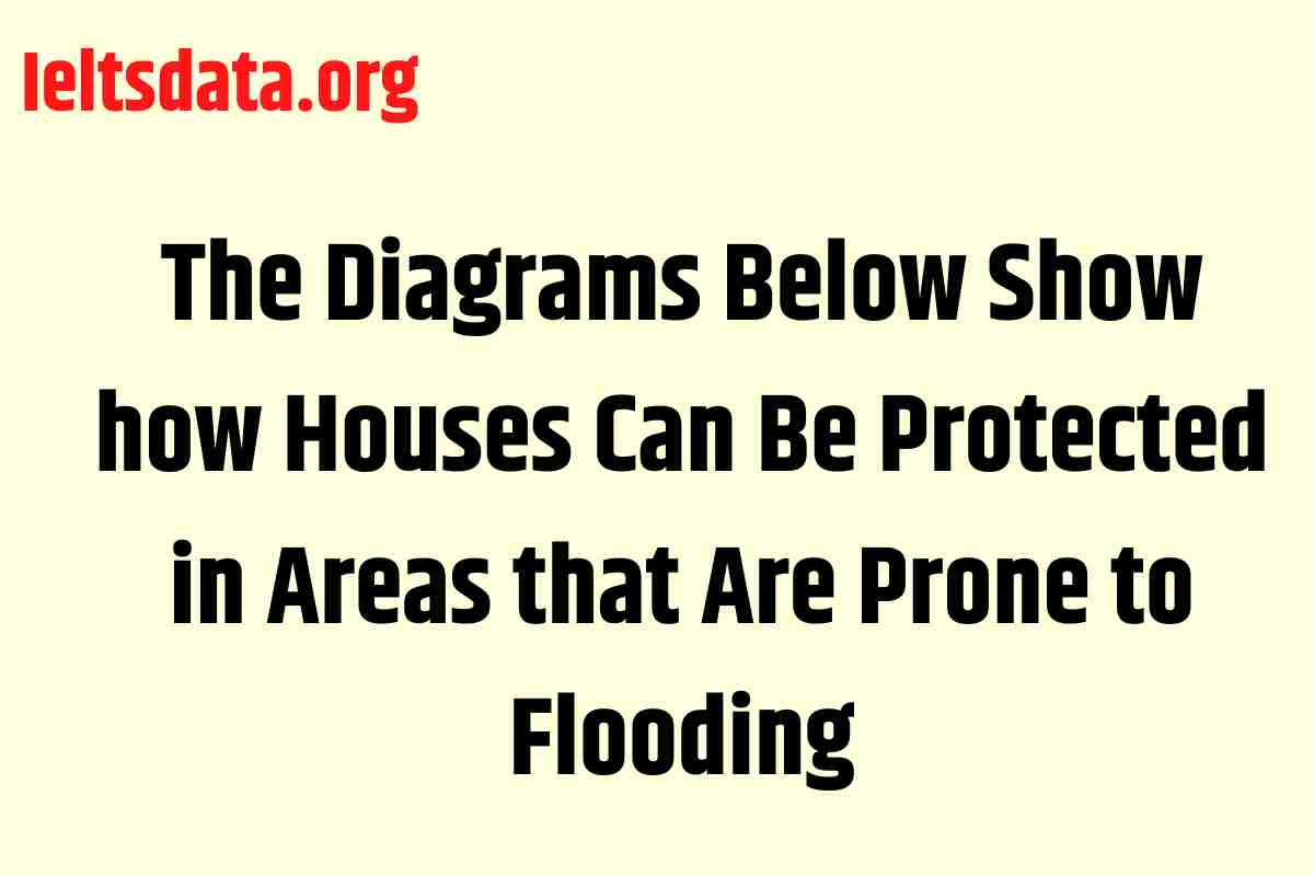 The Diagrams Below Show how Houses Can Be Protected in Areas that Are Prone to Flooding (1)