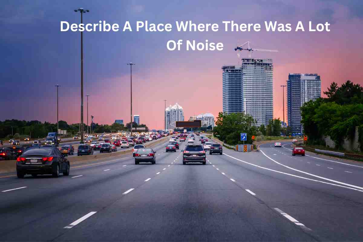 Describe A Place Where There Was A Lot Of Noise