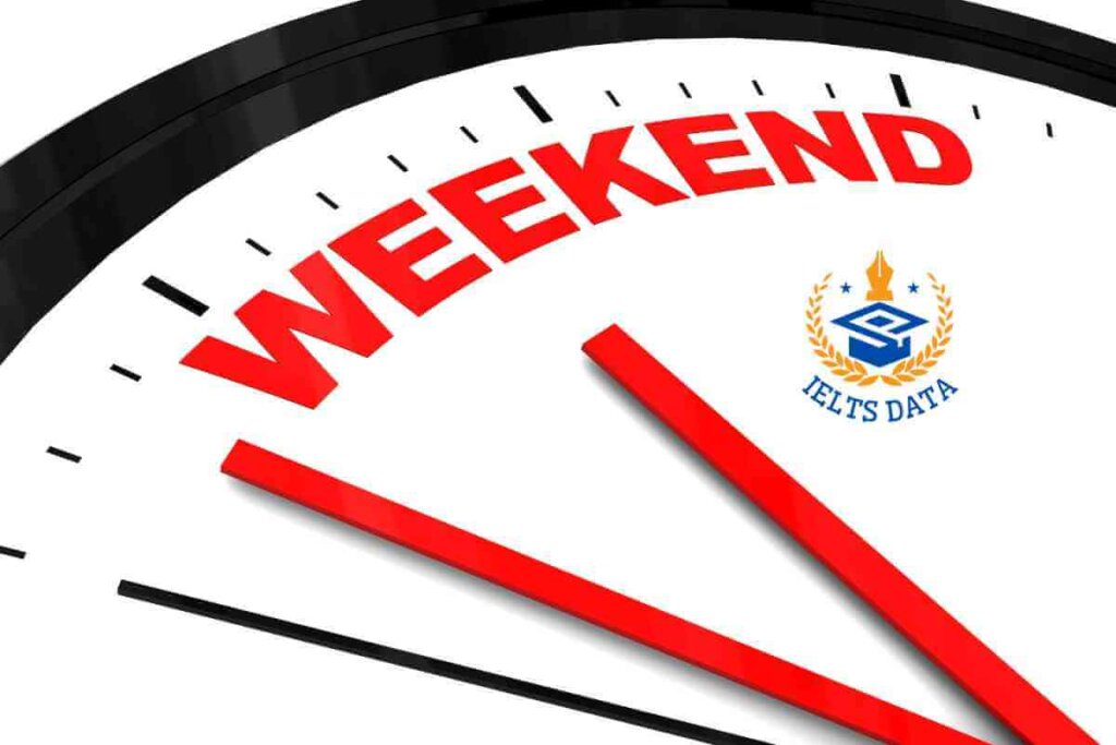 Recent IELTS Speaking Part 1 Questions with Answers: Weekends