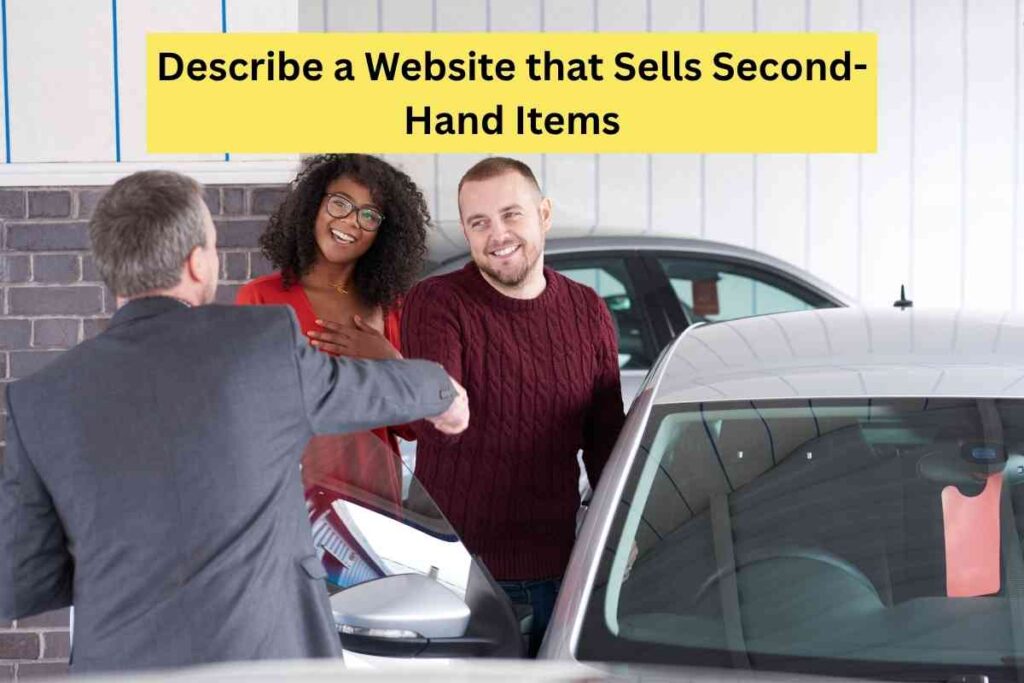 Describe a Website that Sells Second-Hand Items
